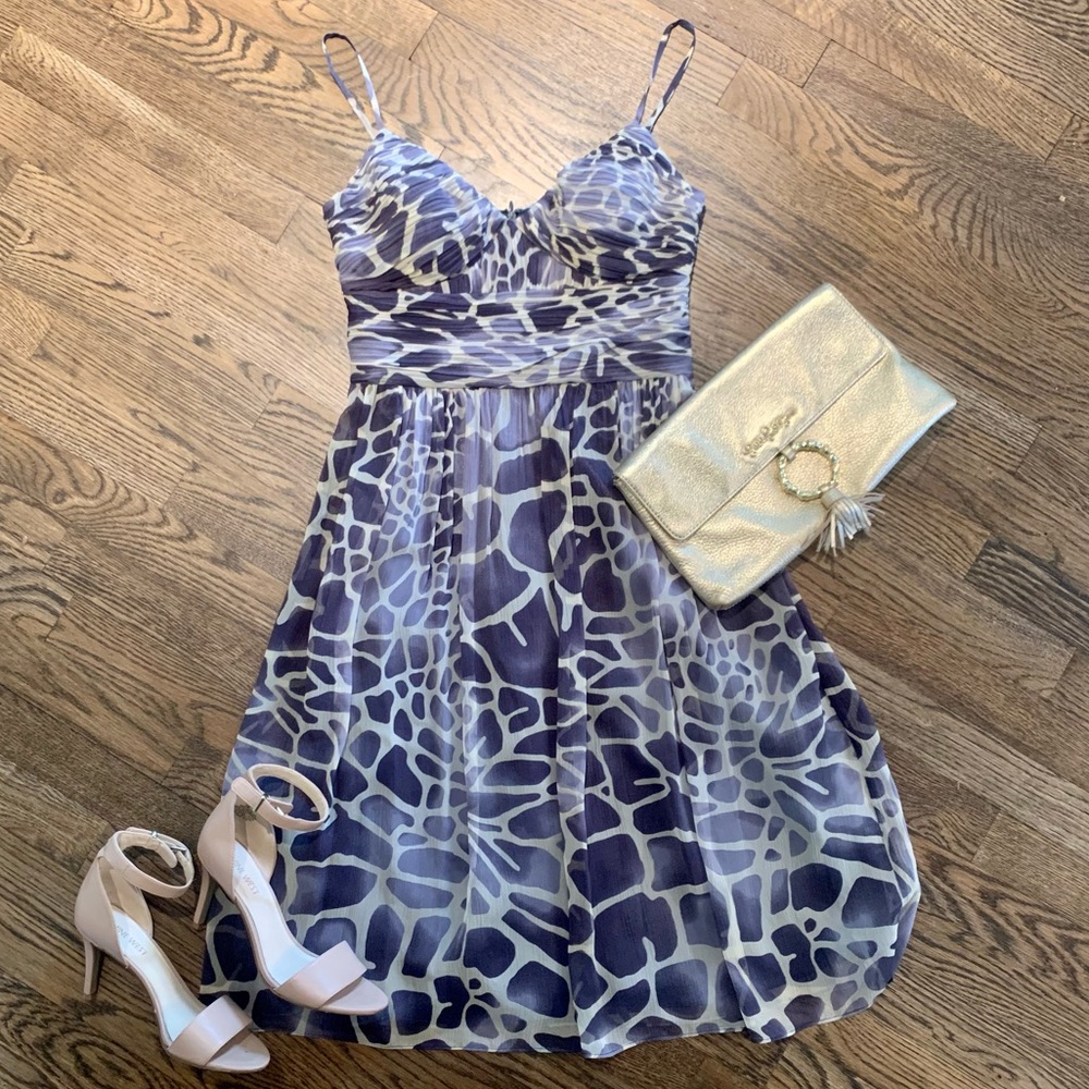 Max and Cleo Animal Print Dress with tags